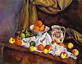 Still Life with Fruit Pitcher and Fruit-Vase by Paul Cezanne